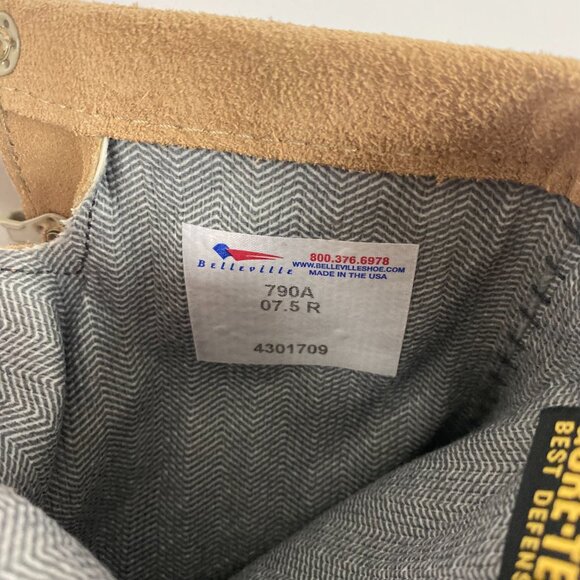 NWT Belleville Boots Gore-Tex 790A Men's Size 7.5 Military Combat Desert Tan - Picture 14 of 16